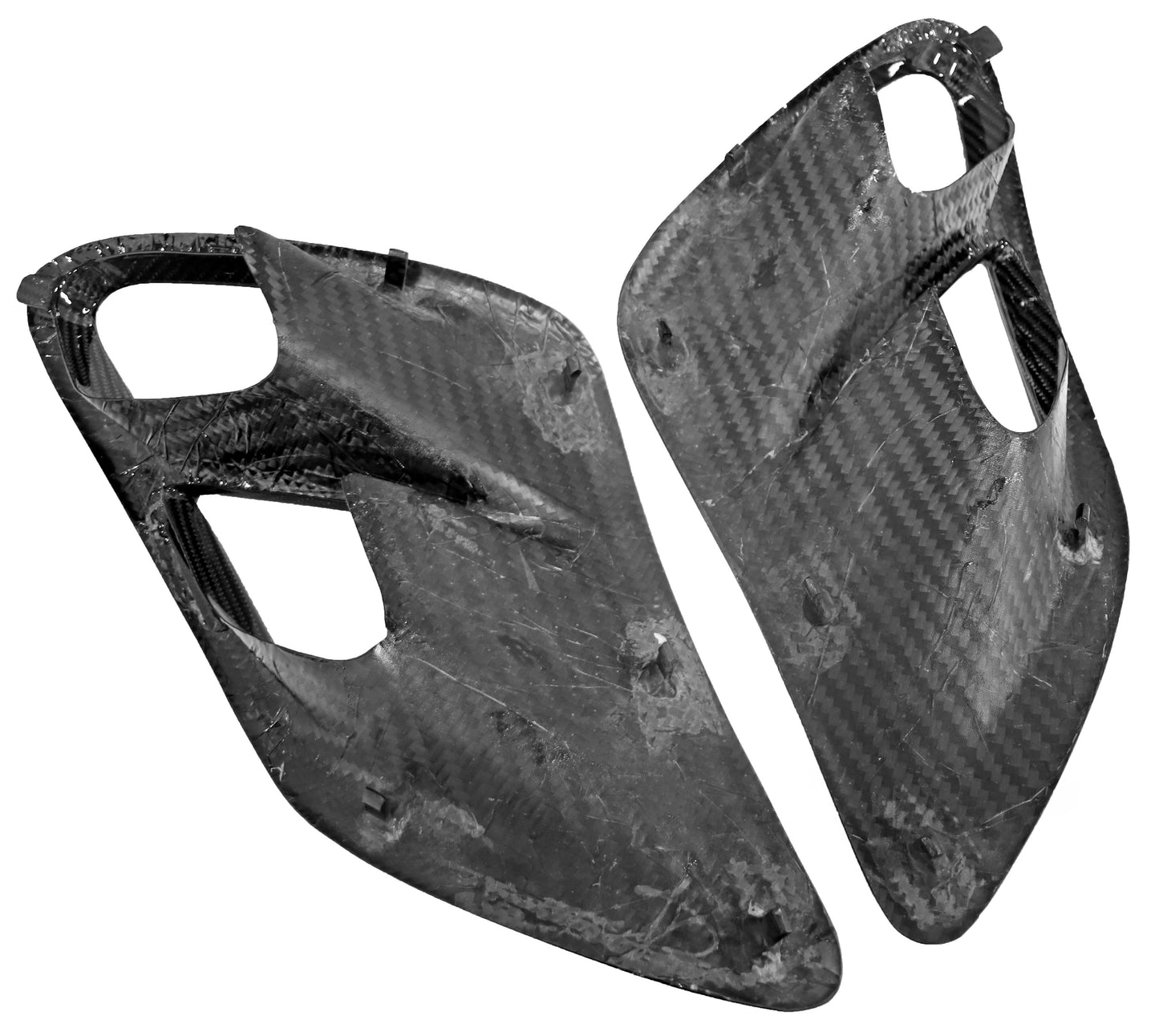 Porsche 997 turbo & turbo S carbon fiber side scoops.