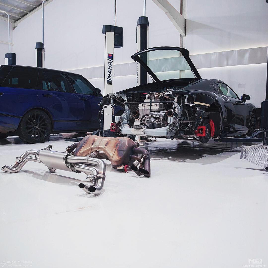 Quicksilver Active Exhaust Titan Sport System Audi R8 Gen 2, Pre-facelift 2017-2018 AU389A