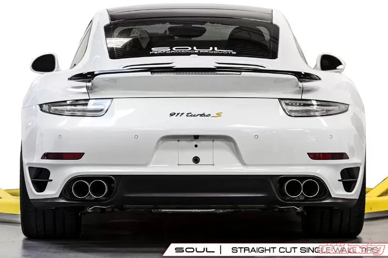 Soul Performance, Sport X-Pipe Exhaust System with Sport Catalytic Converters, Porsche 991 Turbo & Turbo S, (991.1 - 991.2, 2014-2020)