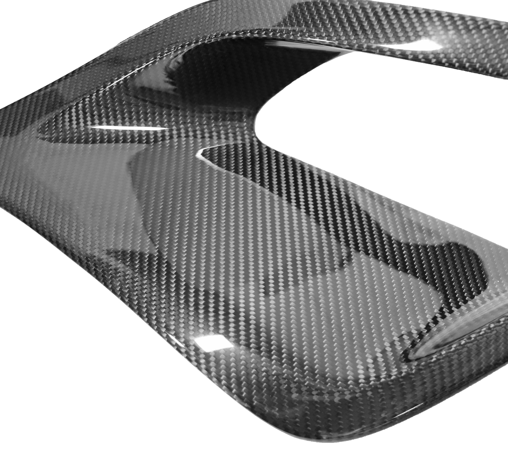 Porsche 997 GT2 style carbon fiber side scoops. Fits all 997 turbo, turbo S, GT2 and GT2RS