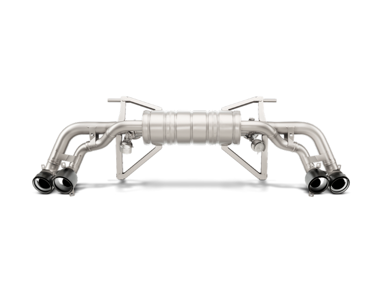 Akrapovic Titanium Exhaust System for Lamborghini Huracan (10-18) LP 580-2/LP 610-4, Carbon Fiber Tips