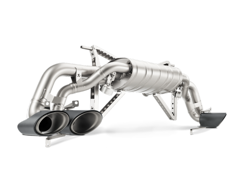 Akrapovic Titanium Exhaust System for Lamborghini Huracan (10-18) LP 580-2/LP 610-4, Carbon Fiber Tips