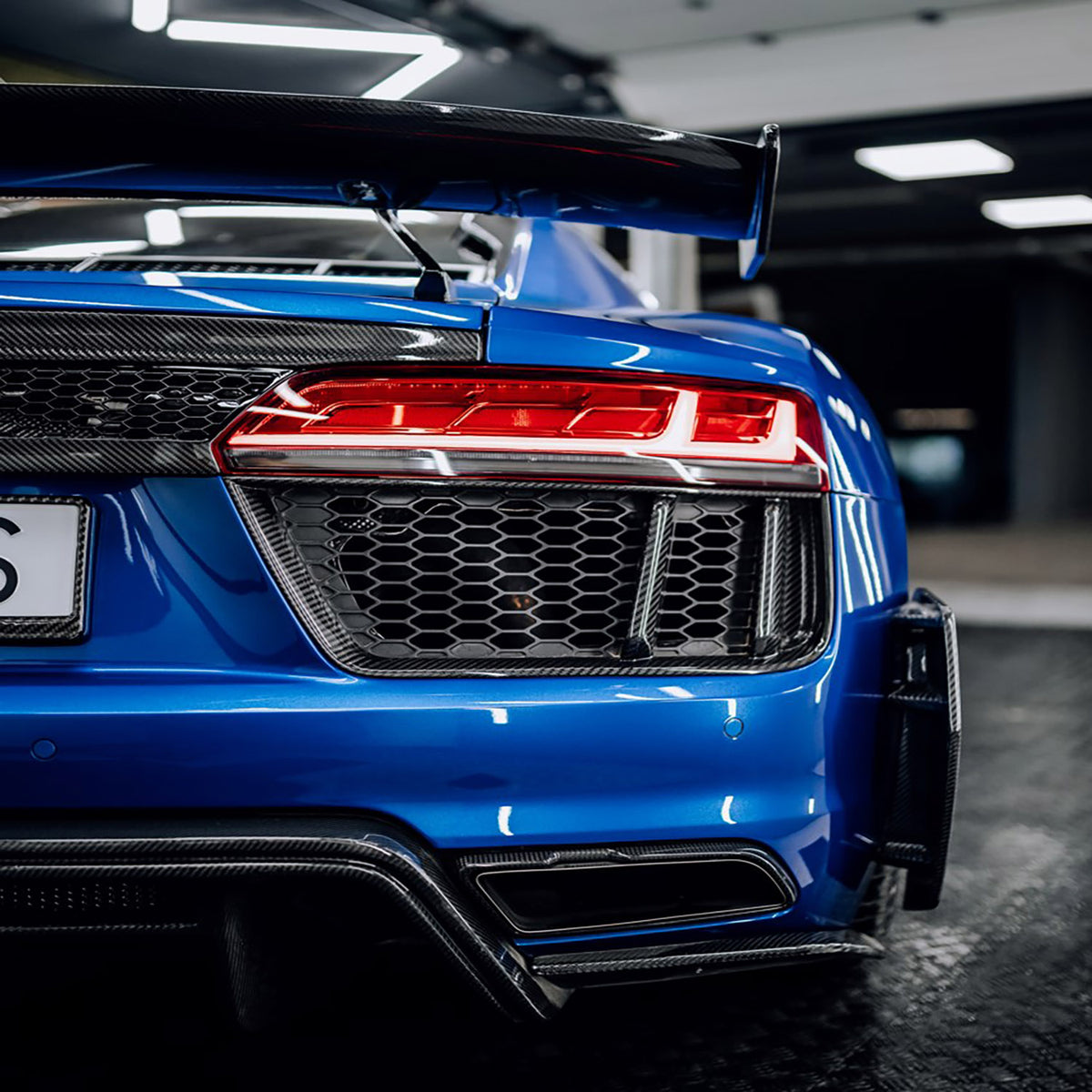 2018 R8 Rear Matts Performance Audi R8 Gen 2, Pre-facelift, Performance Rear Diffus ...