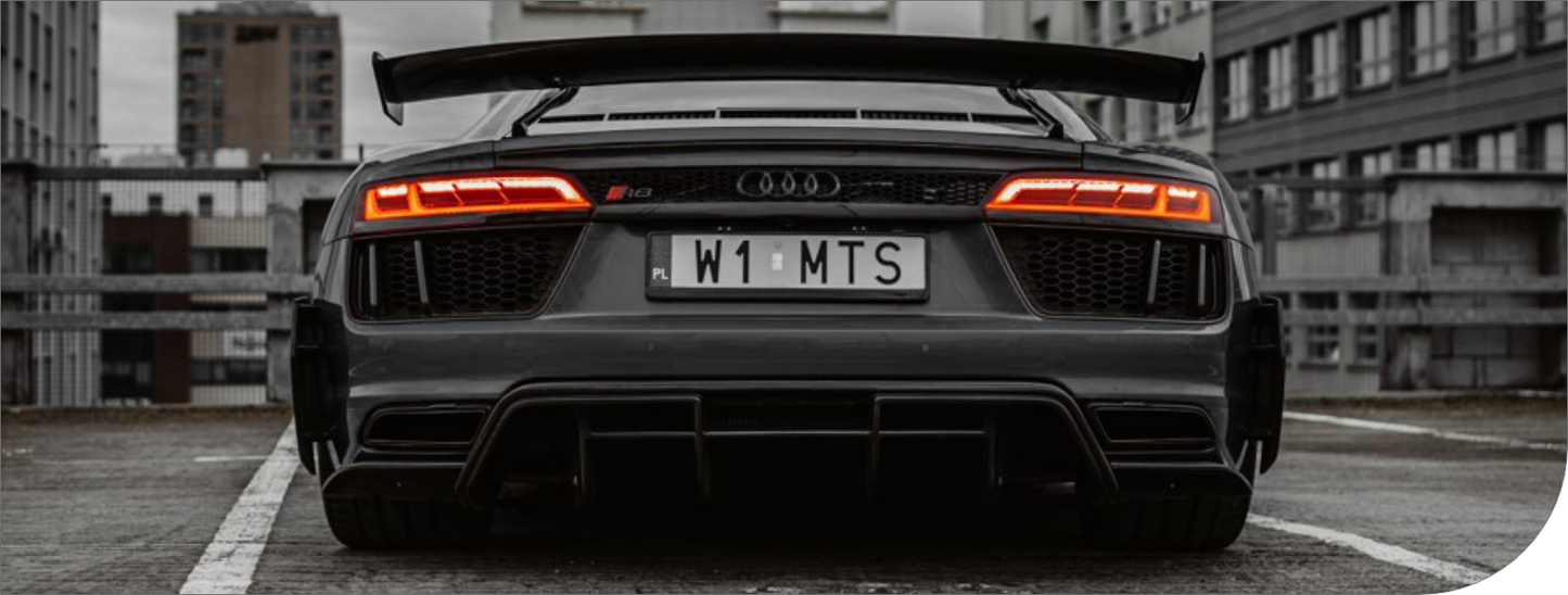 Gen 2 Audi R8 carbon fiber performance rear diffuser