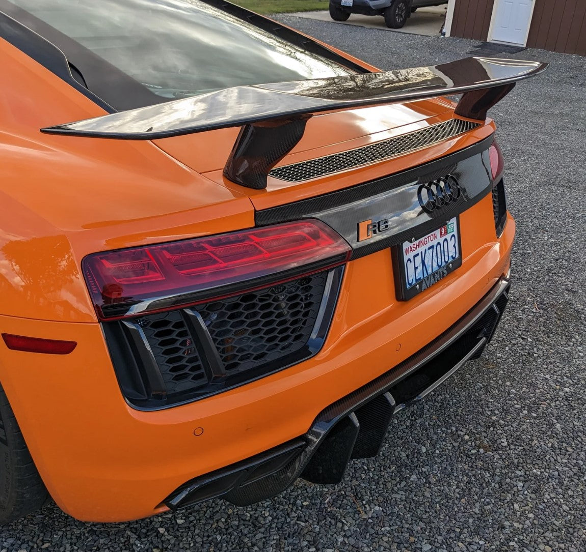 Frame Mount Wing R8 Matts Performance Audi R8 Gen 2 spoiler / wing Vor style – Southpaw ...
