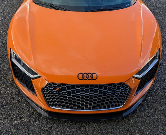 Gen 2 Audi R8 carbon fiber front lip, vorsteiner style
