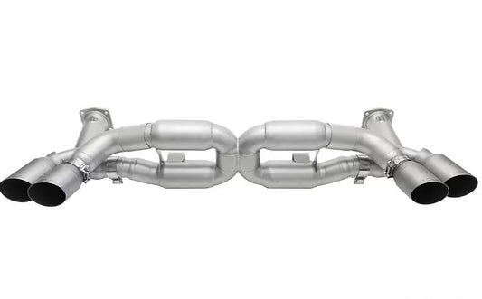 Soul Performance - Competition X-Pipe Exhaust System with Race Pipes, Porsche 991 Turbo, Turbo S (991.1 - 991.2) 2014-2020